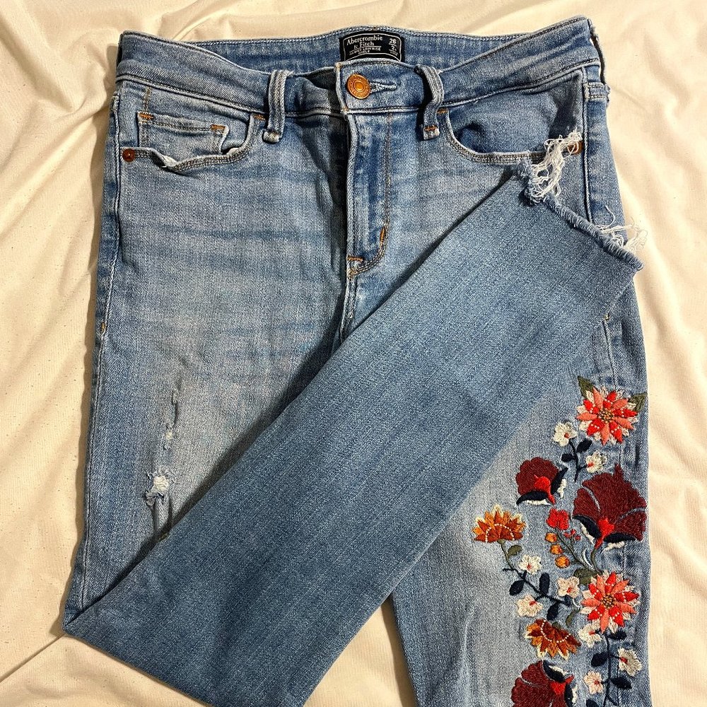 Abercrombie Harper Low Rise Ankle Jeans